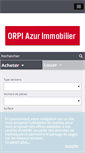 Mobile Screenshot of immobilier-cote-d-azur.com